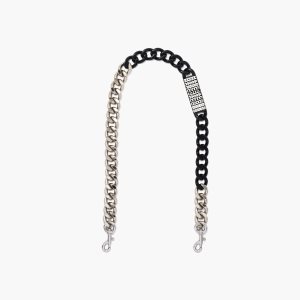 Marc Jacobs Barcode Chain Shoulder λουρακια μαυρα | 37OKNMBYP