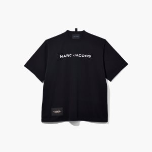 Marc Jacobs Big T-Shirt μαυρα | 16FUXBIEO