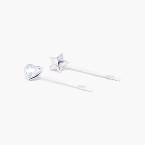 Marc Jacobs Charmed Hair Pin Set Πολύχρωμο ασημι | 47OPIRZYH