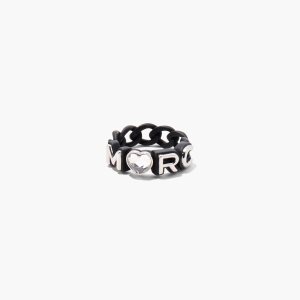 Marc Jacobs Charmed Marc Chain Ring μαυρα Πολύχρωμο | 54HCJWIRX