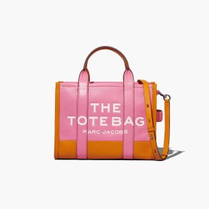 Marc Jacobs Colorblock Medium Tote Bag ροζ Πολύχρωμο | 87EDPMVQZ