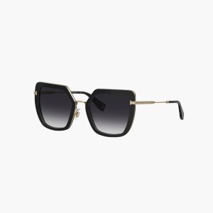 Marc Jacobs Icon Oversized Butterfly Sunglasses μαυρα χρυσο χρωμα | 03RHXBJDV