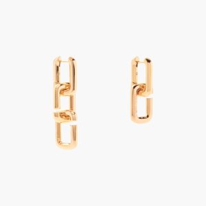Marc Jacobs J Marc Chain Link Earrings χρυσο χρωμα | 04YZPBEXK