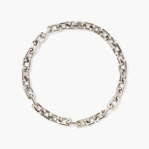 Marc Jacobs J Marc Chain Link Necklace ασημι | 69YNLIDGK