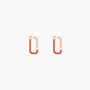 Marc Jacobs J Marc Colorblock φλατ Hoops κοκκινα Πολύχρωμο χρυσο χρωμα | 89NLFMEHS
