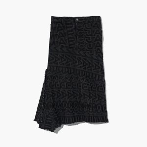 Marc Jacobs Monogram Denim Skirt μαυρα | 85GIJUMRS