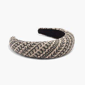 Marc Jacobs Monogram Headband Μπεζ | 87HNQXEKY