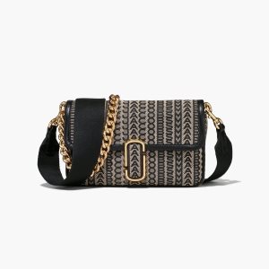 Marc Jacobs Monogram J Marc Shoulder Bag Μπεζ Πολύχρωμο | 84JNDHUPQ