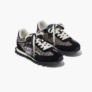 Marc Jacobs Monogram Jogger μαυρα ασπρα | 94LMQXOZP