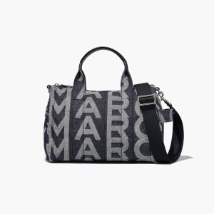 Marc Jacobs Monogram Medium Denim Duffle Bag μπλε | 16LTDPBHA