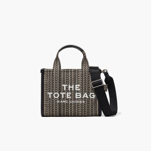 Marc Jacobs Monogram Mini Tote Bag Μπεζ Πολύχρωμο | 21PXJLOEI