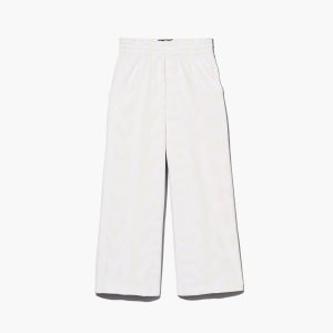 Marc Jacobs Monogram Oversized Sweatpants ασπρα | 42TQWJGSR