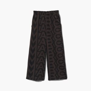 Marc Jacobs Monogram Oversized Sweatpants μαυρα γκρι | 91MXHULFE
