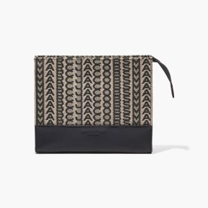 Marc Jacobs Monogram Travel Pouch Μπεζ Πολύχρωμο | 58OUHMWBZ