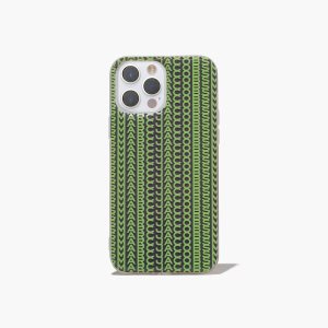 Marc Jacobs Monogram iPhone Case 14 Pro γκρι πρασινο | 84EUDSFTW