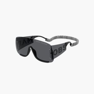 Marc Jacobs RUNWAY MONOGRAM SHIELD μαυρα | 89JDGWKUR