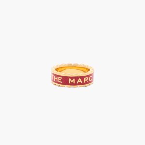 Marc Jacobs Scallop Medallion Ring κοκκινα χρυσο χρωμα | 43XIVRUSK