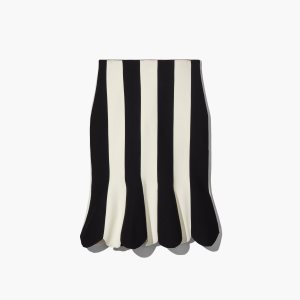 Marc Jacobs Scuba Stripe Skirt μαυρα ασπρα | 31PJIROXU
