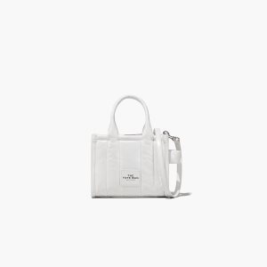 Marc Jacobs Shiny Crinkle Micro Tote ασπρα | 21VHEXYGC