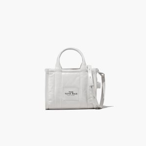Marc Jacobs Shiny Crinkle Mini Tote ασπρα | 89TNMSCQL