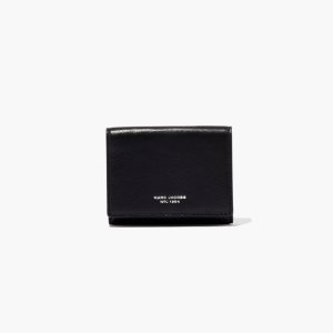 Marc Jacobs Slim 84 Medium Trifold Wallet μαυρα | 65AYJQUOT