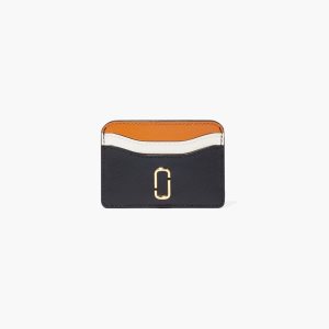 Marc Jacobs Snapshot Card Case μαυρα πορτοκαλι Πολύχρωμο | 57PQNCIFD