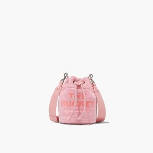 Marc Jacobs Terry Bucket Bag ανοιχτο ροζ | 72TUYDEGP