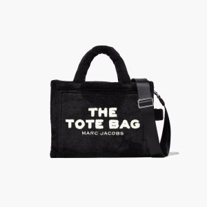 Marc Jacobs Terry Medium Tote Bag μαυρα | 42QVYLBIK