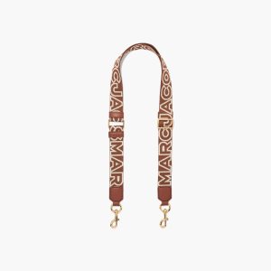 Marc Jacobs Thin Outline Logo Webbing λουρακια Πολύχρωμο | 78GFWBCKX