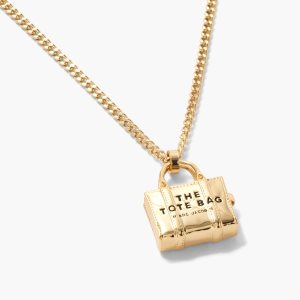 Marc Jacobs Tote Bag Necklace ανοιχτο χρυσο χρωμα | 67TSXPHYW