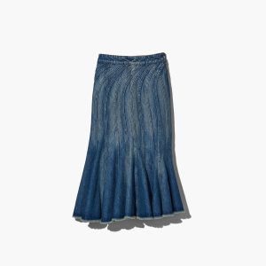 Marc Jacobs Wave Denim Skirt μπλε | 18EOBKURH