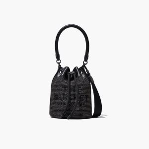 Marc Jacobs Woven DTM Bucket Bag μαυρα | 30TIHUZSM