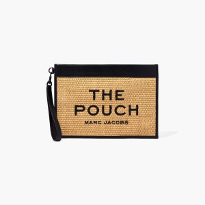 Marc Jacobs Woven Large Wristlet Μπεζ | 18TYAXUOZ