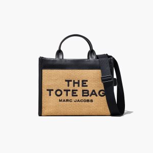 Marc Jacobs Woven Medium Tote Bag Μπεζ | 50EMJYPBN