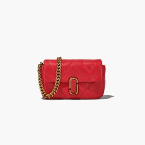 Marc Jacobs Καπιτονέ δερματινα J Marc Mini Bag κοκκινα | 14NTKAWQU