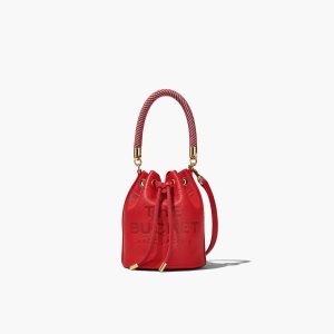 Marc Jacobs δερματινα Micro Bucket Bag κοκκινα | 58JLWQYZX