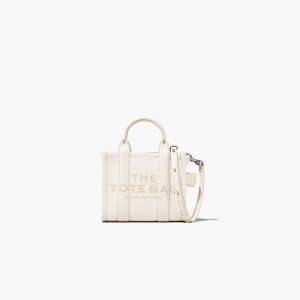Marc Jacobs δερματινα Micro Tote Bag ασημι | 26CVHSEIJ