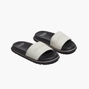 Marc Jacobs δερματινα παντοφλεσ ασπρα | 03CMBLTWG